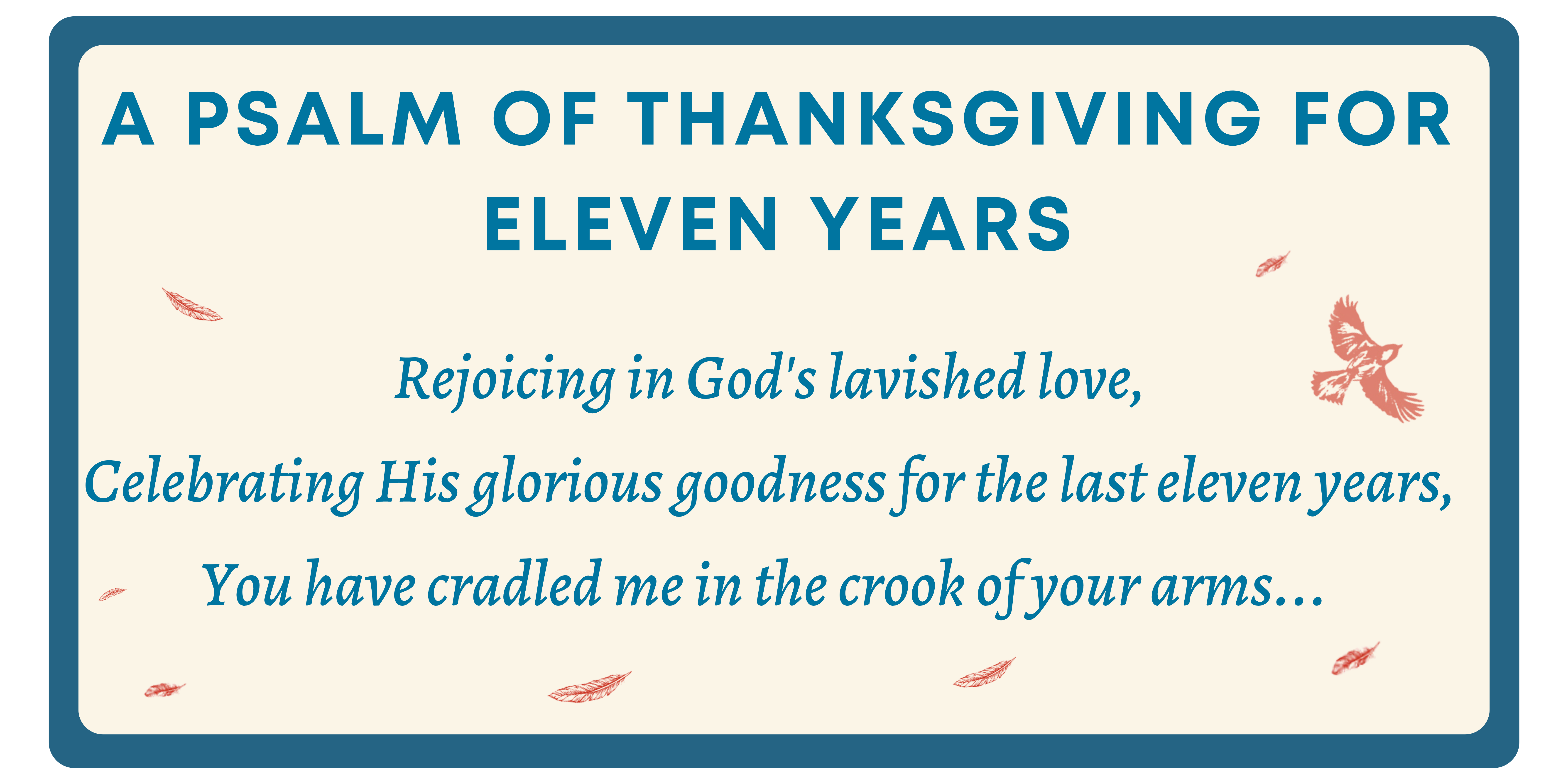 a psalm of thanksgiving poem image